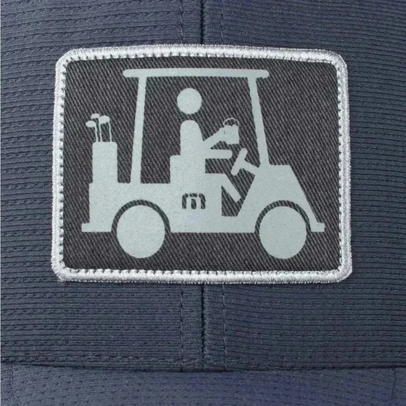 Travis Mathew Men's El Capitan Hat SnapBack Navy Hat 110 Flexfit Tech Polyester - Picture 2 of 7